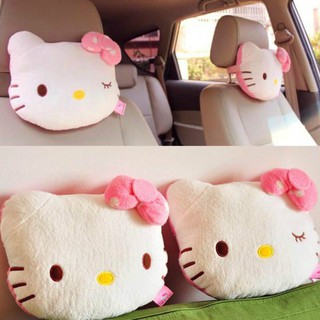 可愛的 Hello Kitty 汽車座椅頭枕靠墊枕頸枕枕