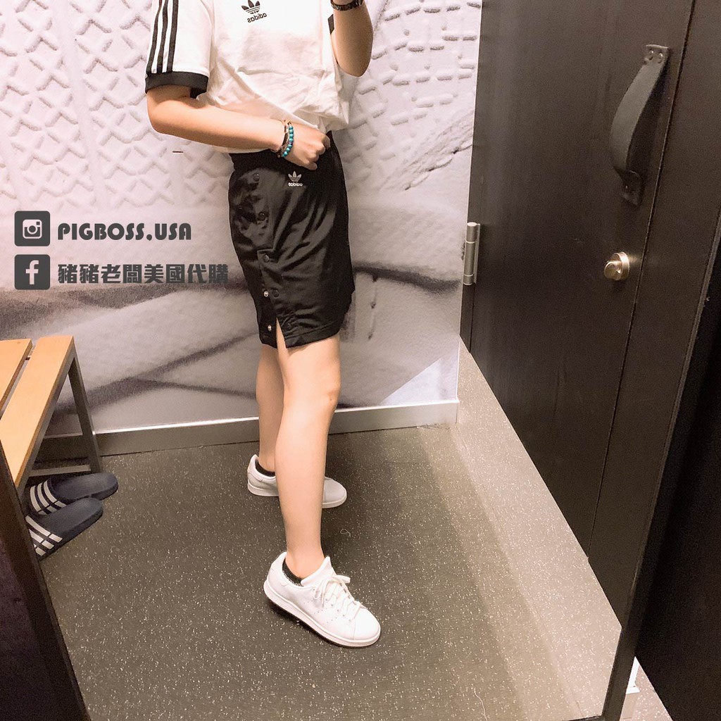 豬豬老闆】ADIDAS ORIGINALS SC SKIRT 黑排扣窄裙短裙女款DW3897 | 蝦皮購物