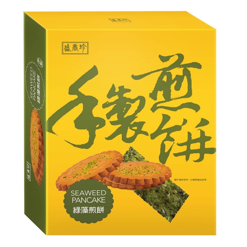 盛香珍綠藻煎餅210g克 x 1 【家樂福】