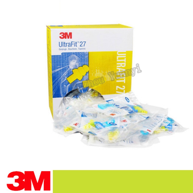 3M 340-8002 耳塞(5 對)UltraFitTM E-A-R 可重複使用有線耳塞(帶手柄)