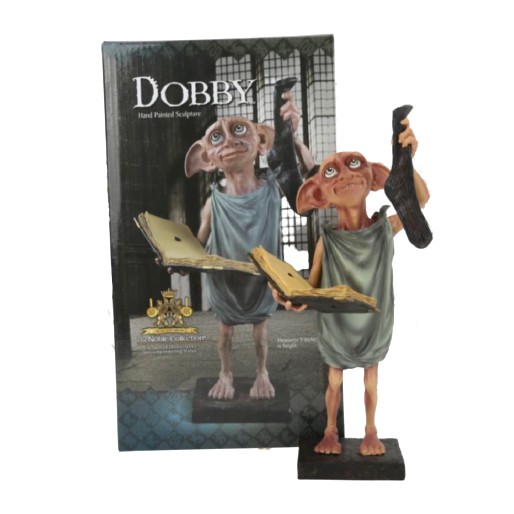 Peoria✿哈利波特 多比 襪子 雕塑 書擋 公仔 9又3/4月台 HP DOBBY SCULPTURE