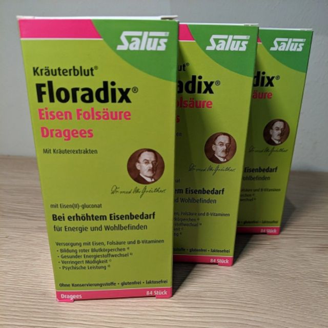 德國🇩🇪代購 Floradix 莎露斯 Salus 天然草本 鐵元錠 (綠盒) 84粒