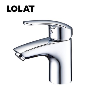 領券再送10%蝦幣《LOLAT 羅力》BNN1739 單槍臉盆水龍頭 面盆龍頭 日本進口陶瓷閥芯 彈跳式落水頭 台灣製造