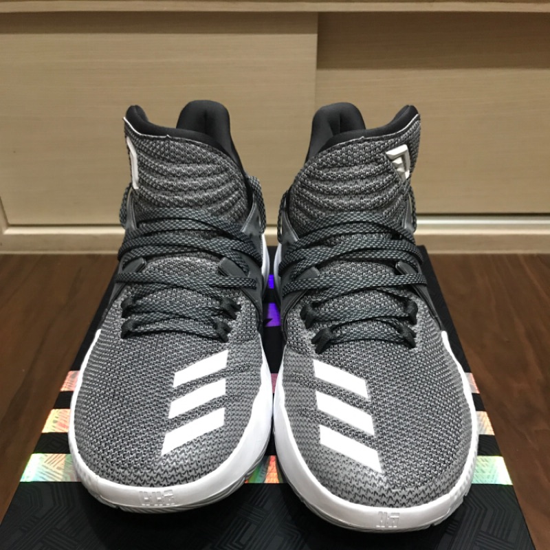 Adidas D Lillard 3 灰色籃球鞋 us7.5