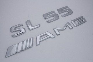 Benz 賓士 賓士 SL Class SL 55 ///// AMG 後車箱蓋 字型 字標