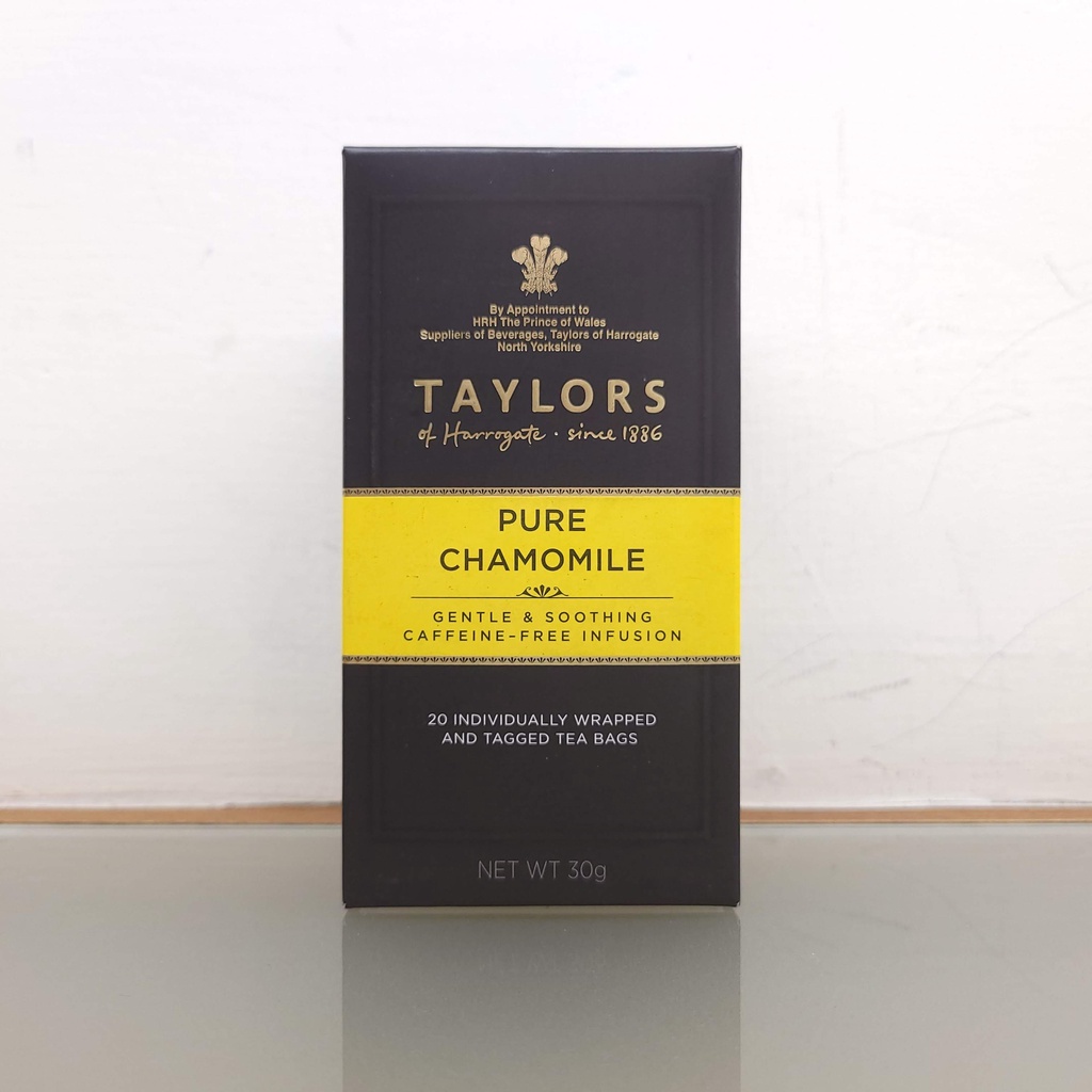 英國 泰勒茶 Taylors 清新 洋甘菊茶 Pure Chamomile 無咖啡因 花草茶 盒裝 20包