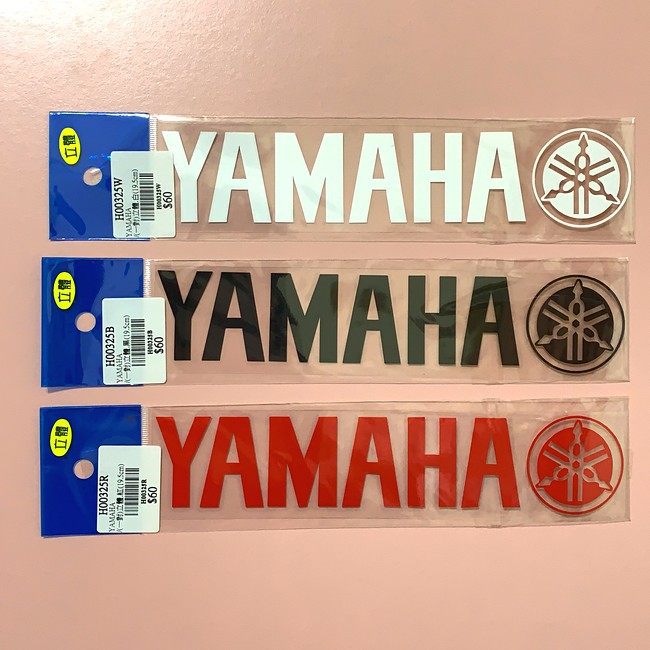 【立體】YAMAHA  (二入) 機車 汽車 貼紙 防水貼紙 行李箱貼紙 造型貼紙 彩繪 牢固