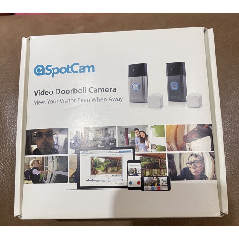 SpotCam Ring Pro IPCAM 1080P視訊門鈴 真雲端全無線智慧WiFi視訊門鈴攝影機