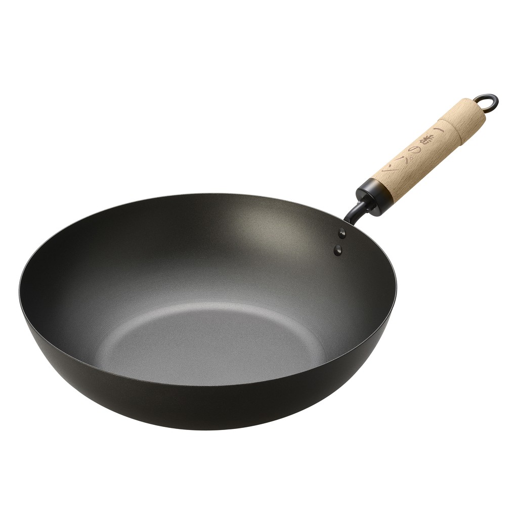 鍋子家 福利品炒鍋 8吋9吋10吋鐵製不沾小炒菜鍋 蝦皮購物