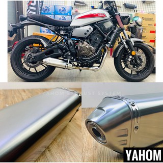 非認證管 MT07 XSR700 改裝排氣管 低沉 中段回壓 吉村三角管 蠍子管/SC/英國蠍/IXIL/R3/MT09