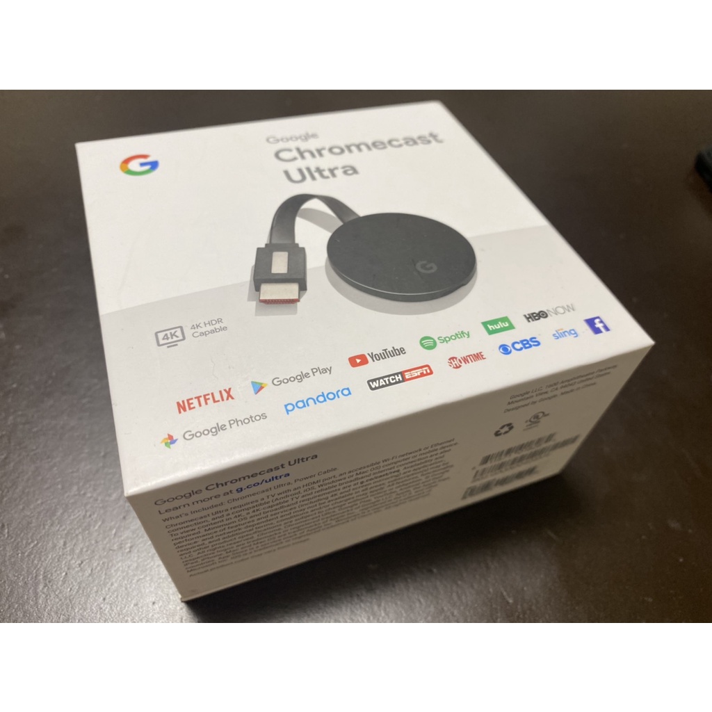 Google Chromecast Ultra 4K 版本 (二手)