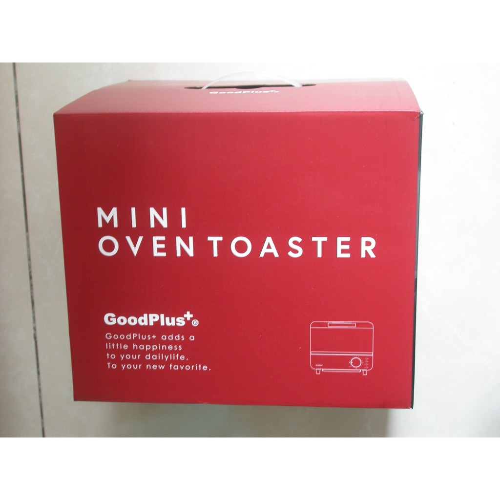 日本GOODPLUS+ MINI TOASTER經典時尚電烤箱 全新