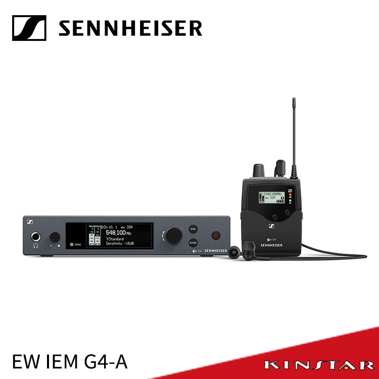 SENNHEISER EW IEM G4-A 無線監聽系統 無線耳機 現場演出最佳監聽選擇【金聲樂器】