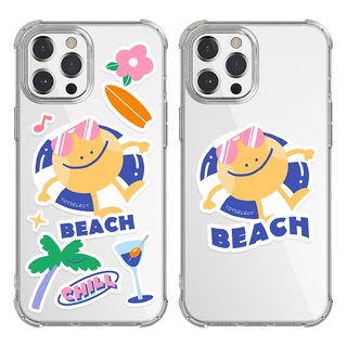 【TOYSELECT】Smilie微笑Beach系列全氣囊防摔iPhone手機殼
