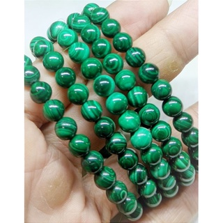 5A天然孔雀石 Malachite 智利國石 孔雀眼 孔雀紋 老型珠 飛碟珠 算盤珠 時尚手環 孔雀石手排 轉運珠