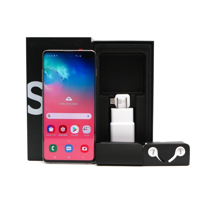 【高雄青蘋果3C】Samsung Galaxy S10+ G975F 128G 陶瓷白 6.4吋 二手手機 #43078