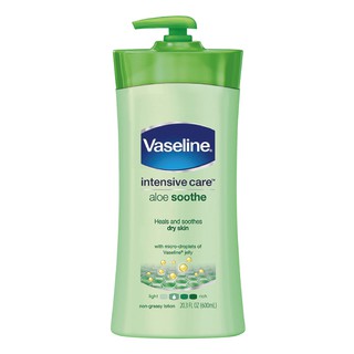 Vaseline 潤膚乳液-蘆薈清爽 (600ml/瓶)【 杏一】