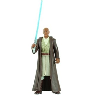 D-2 櫃： 1998 4吋 STAR WARS MACE WINDU 星際大戰 馬斯 雲度 天富