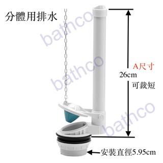衛浴王 分體馬桶 排水器 落水器 TOTO HCG 美標 KARAT 可參考 馬桶配件 水箱另件 水箱零件-A 可適用