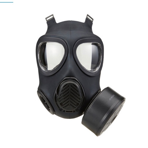防毒面具 C3 - 真正的防毒面具，正面，軍事，輻射疏散，戰爭，地震，災難 - 軍用防毒面具