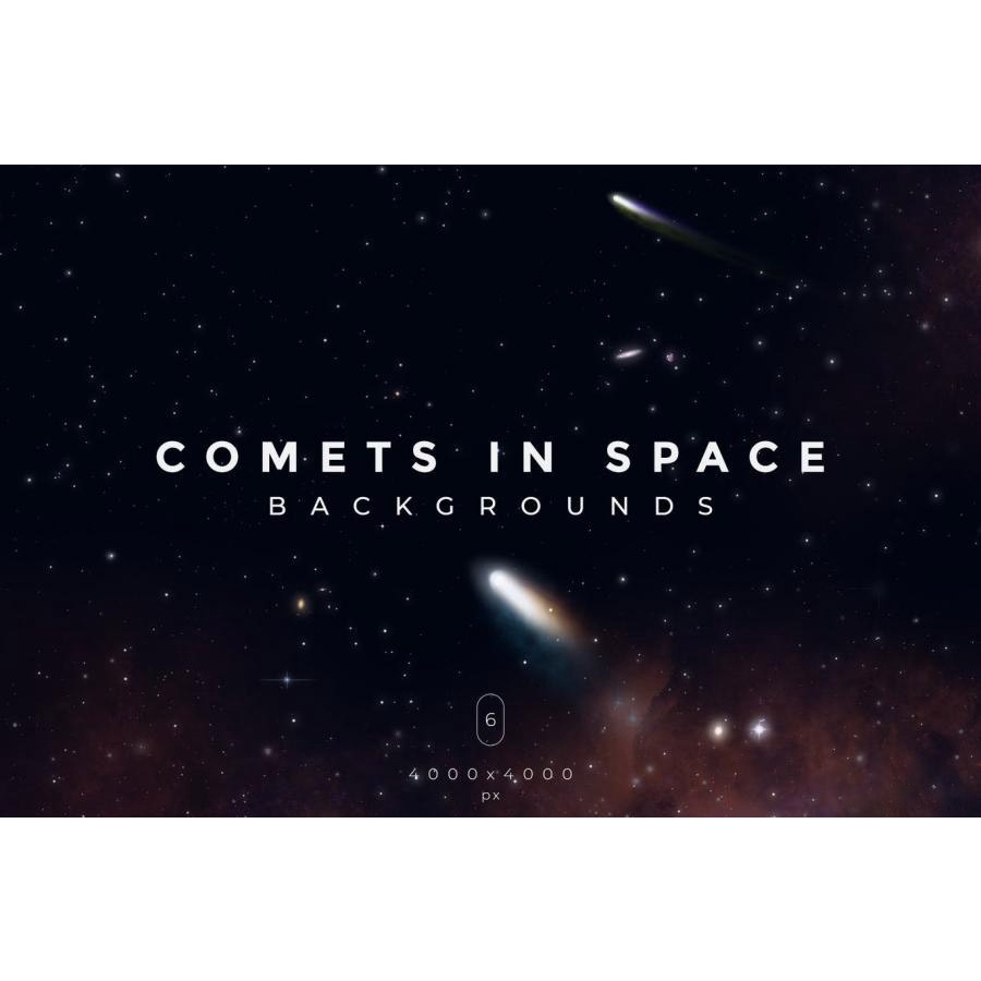 00070 型霄設計素材 帶彗星的黑色太空背景圖片素材紋理美編可用海報banner裝飾圖案PNG JPG