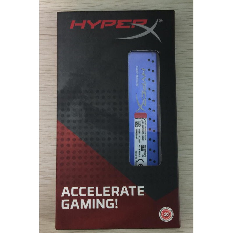 金士頓HyperX FURY DDR3 1600 4GB 藍色散熱版