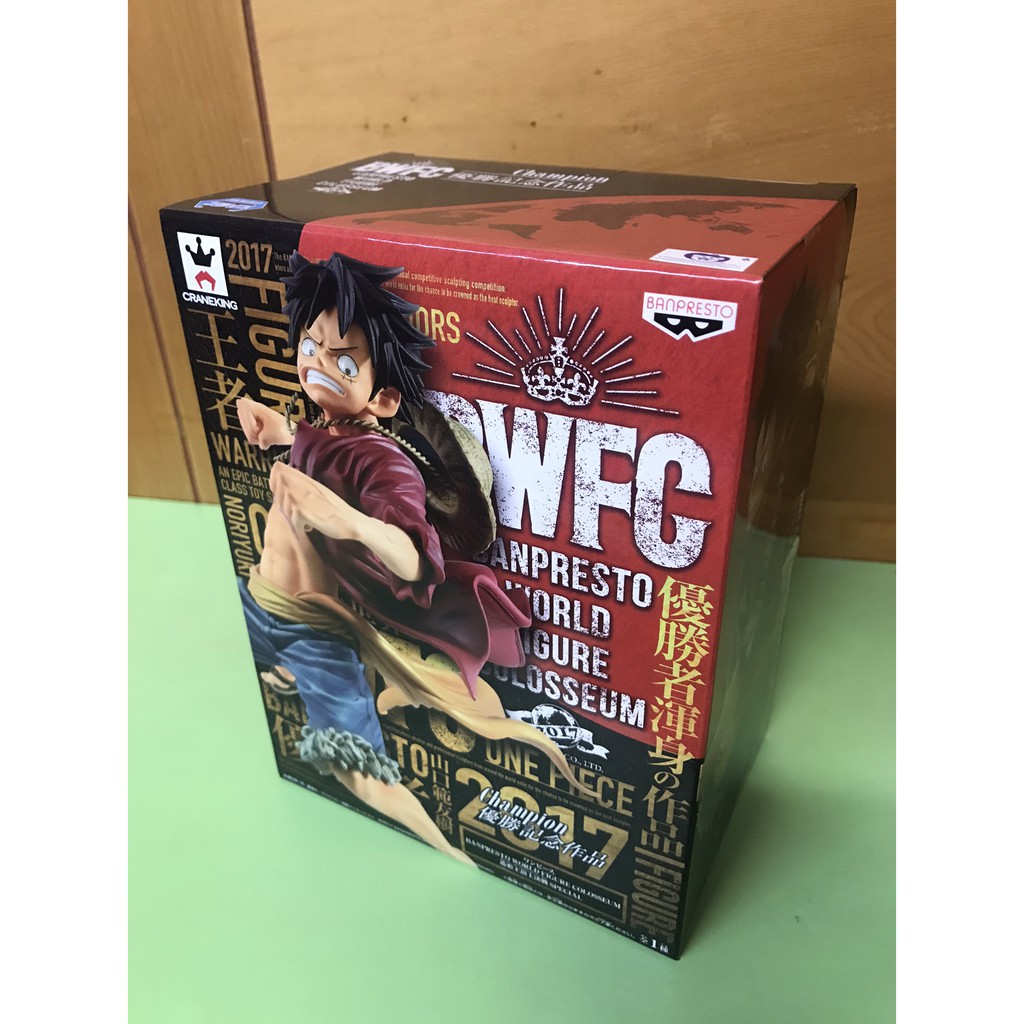 代理版 景品 海賊王 BWFC 2017  魯夫 優勝紀念作品