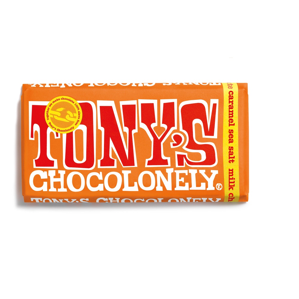TONY'S CHOCOLONELY焦糖海鹽牛奶巧克力/ 180公克　eslite誠品