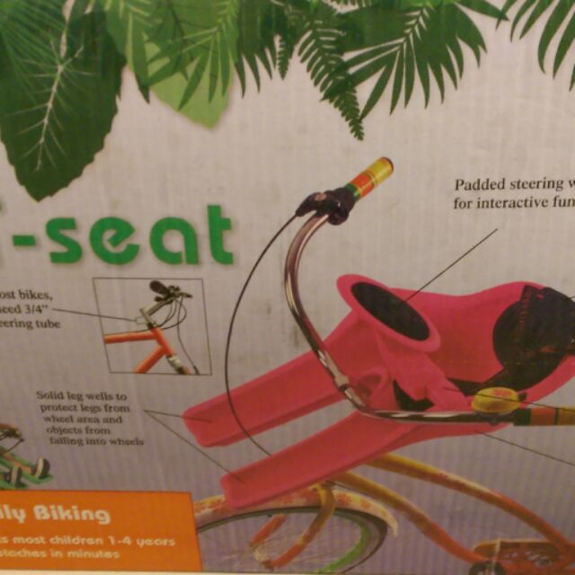 自行車，小摺可用iBert兒童安全座椅蛙蛙椅