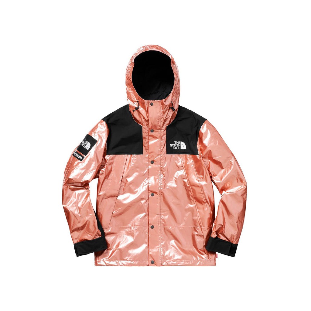 north face metallic copper jacket