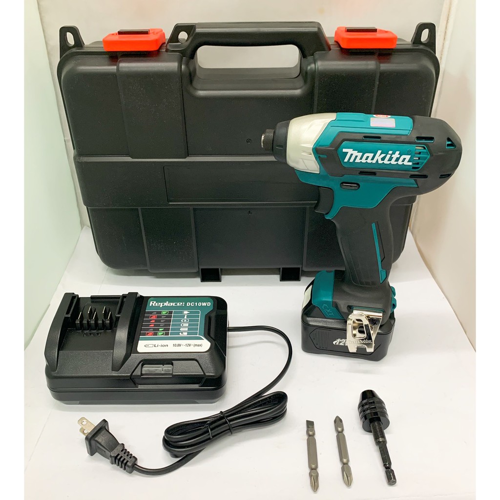 鋰電衝擊起子機 日本 牧田Makita 12V TD110D 組合搭配 充電式衝擊起子機 / 多功能電動螺絲刀 保固半年