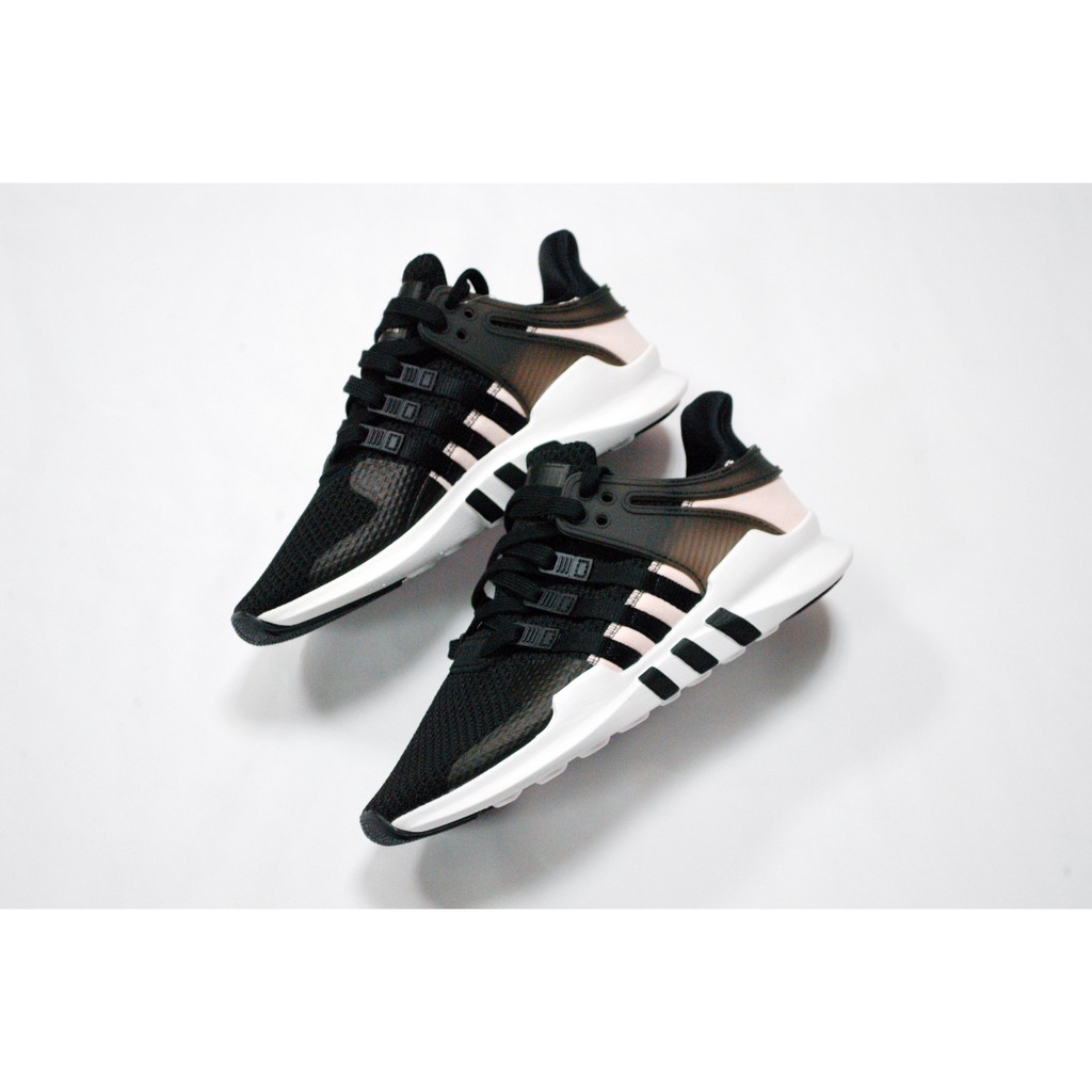 Adidas EQT Support ADV W 黑 粉 編織 條紋 女鞋 運動 范冰冰著用 BY9112