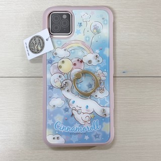 "係真的嗎" 出清 大耳狗 施華洛世奇雙授權愛飛翔iPhone 11 Pro Pro Max水鑽指環扣水晶手機殼防摔殼