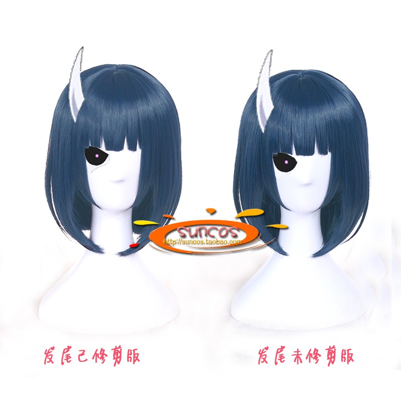 Suncos 武裝少女machiavellism 鬼瓦輪收臉cosplay假發現貨 蝦皮購物