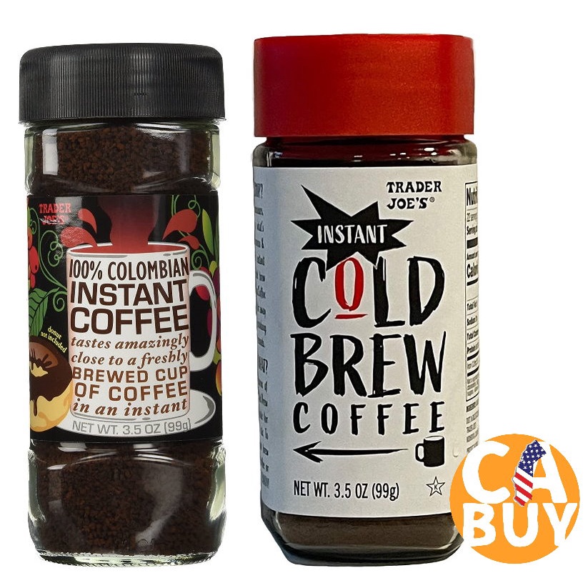 《加州BUY》Trader Joe's 哥倫比亞即溶咖啡 即溶冷萃咖啡 即溶咖啡