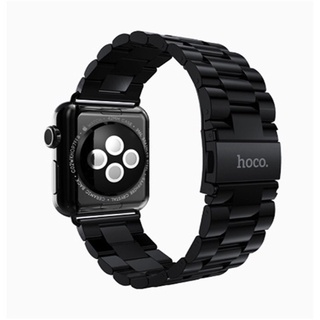 【娟娟】【台灣直發】HOCO.浩酷適用 Apple watch5不銹鋼表帶 三株錶帶 蘋果手錶表帶iwatch 38/4
