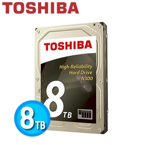 Toshiba N300 3.5吋 8TB NAS 專用硬碟 HDWN180AZSTA