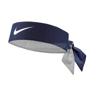 Nike 頭帶 Tennis Headband 深藍 忍者頭帶 籃球 網球 NBA 運動 【ACS】NTN00401OS