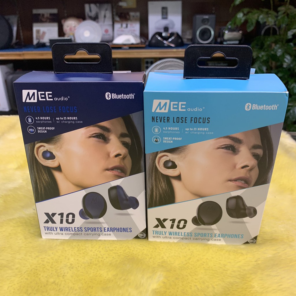 視聽影訊 MEE audio X10 耳機 送袋公司貨 真無線 藍芽耳機 IPX5防汗水 公司貨保固1年
