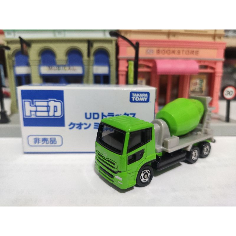 Tomica 會場 限定 非賣品 日產 UD Nissan Diesel Quon Mixer Truck 水泥車 綠