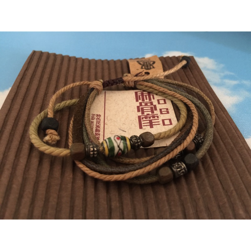 麻骨摩 琉璃珠編織手環 原住民文化