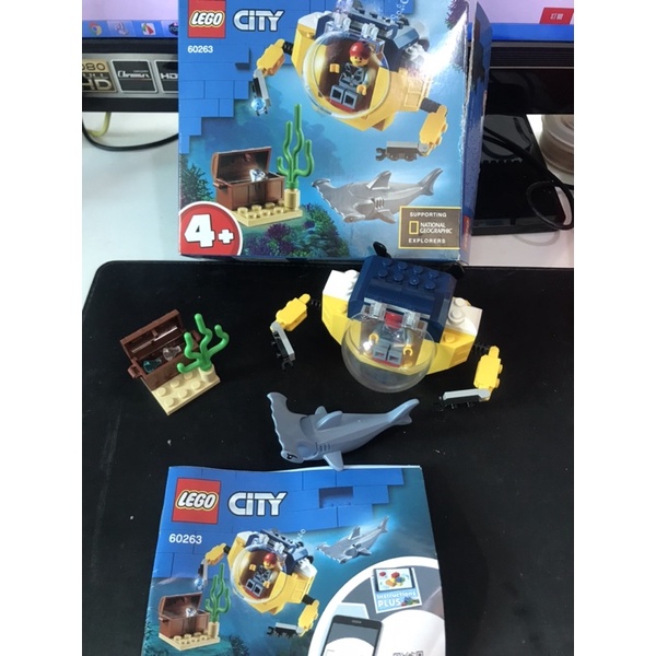 (二手)LEGO 樂高 城市系列 60263 海洋迷你潛水艇 OCEAN MINI-SUBMARINE