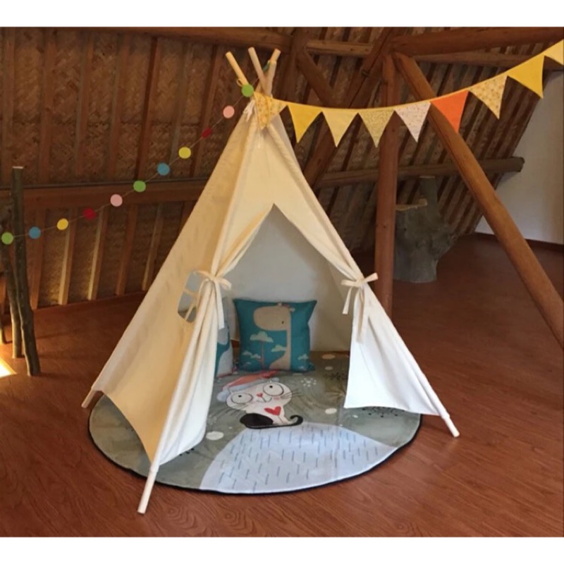 韓國  帳篷 造型 寵物 小孩 露營 家用 裝飾 可愛 三角 小帳篷