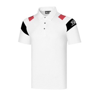 Titleist Golf 男士短袖 POLO 衫運動速乾吸汗高爾夫 T 恤