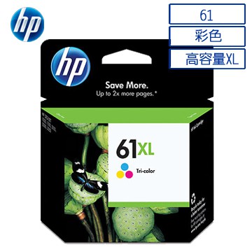 HP 61XL 原廠彩色高容量墨水匣