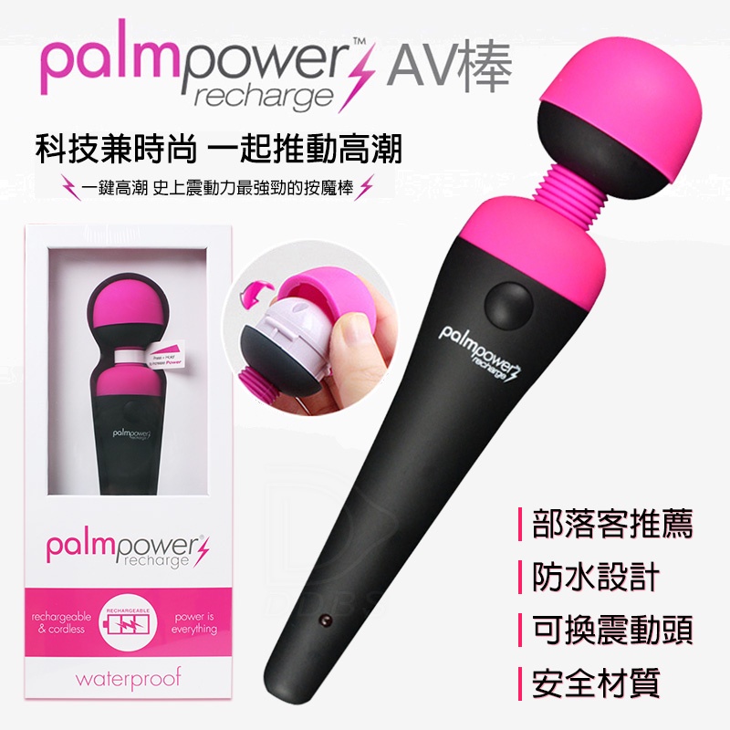 潘美爾 PalmPower 超強震動按摩棒 USB充電版 另有販售 專用頭套