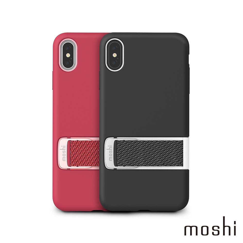 Moshi Capto for iPhone XS Max 指環支架織帶保護殼