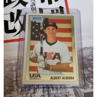 美國隊 Albert Almora 亮面卡 2010 Bowman Chrome 球員卡