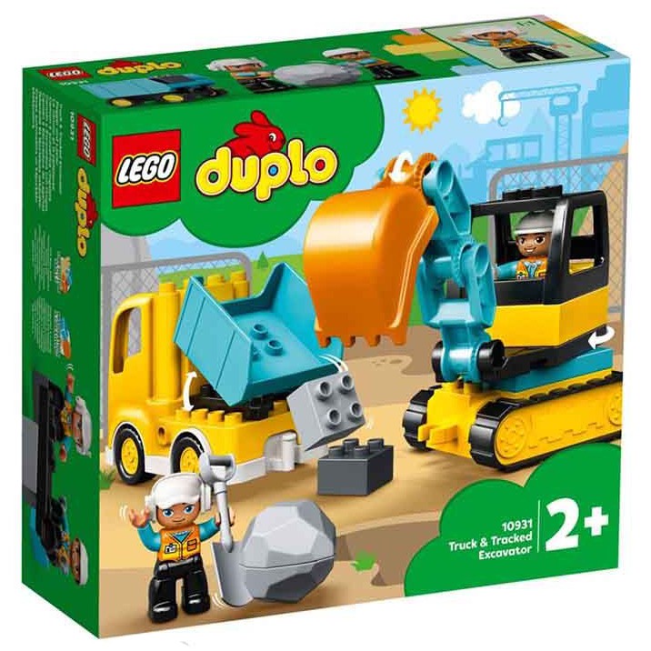 【自取599元】台中＊＊宏富玩具＊＊LEGO 樂高積木 DUPLO 10931 卡車 &amp; 挖土機