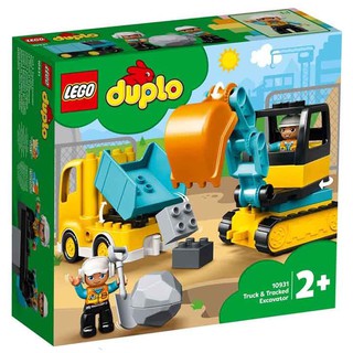 【自取599元】台中＊＊宏富玩具＊＊LEGO 樂高積木 DUPLO 10931 卡車 & 挖土機